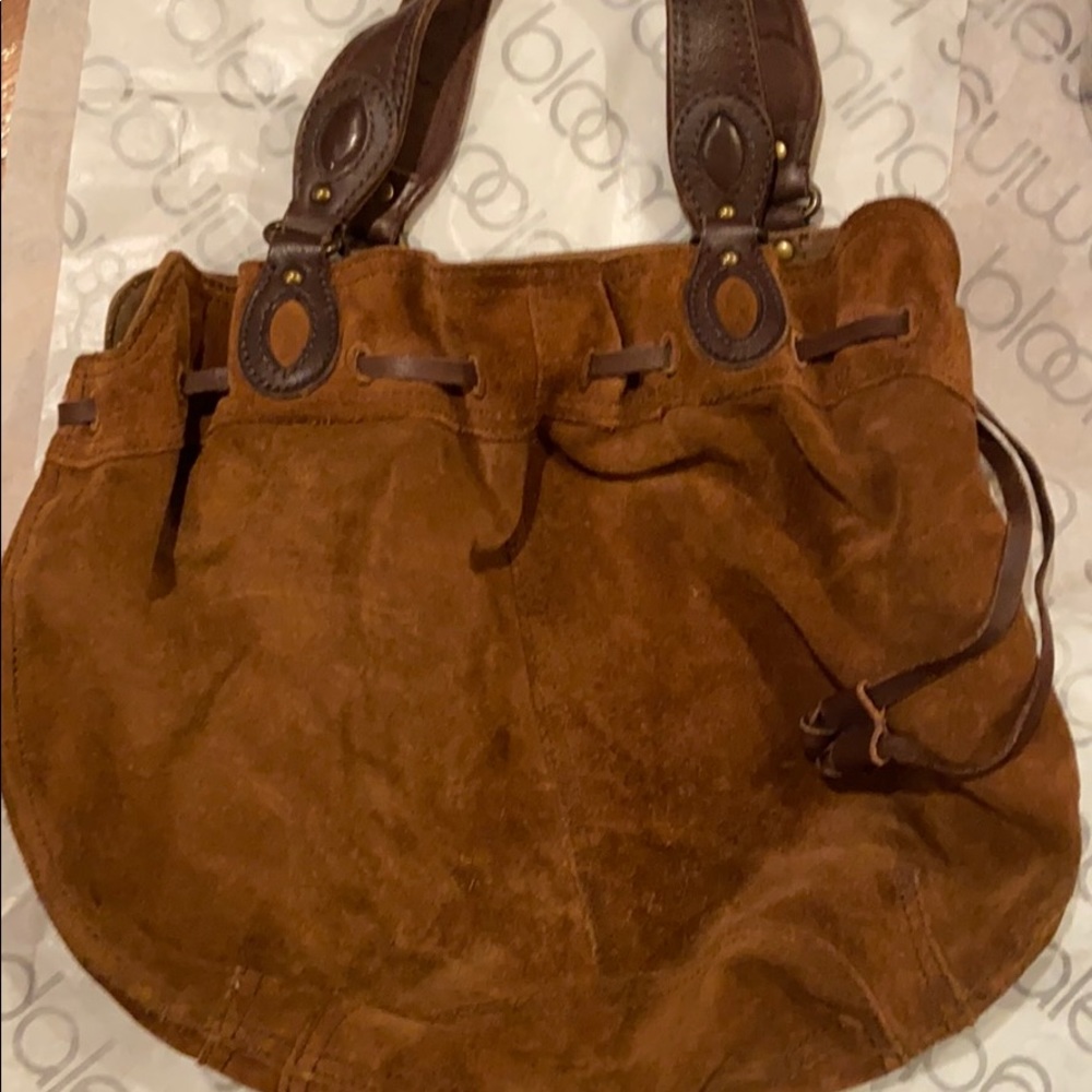 Suede Lucky Boho Shoulder Bag